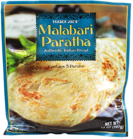 Malabari Paratha Frozen Indian Layered Flatbread 14 Oz