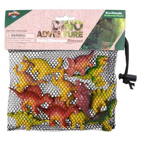 Baby Dinosaur Play Set (12 Pc Bag)