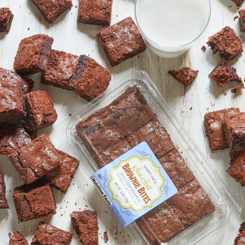 Trader Joe’s Sea Salt Brownie Bites 6 Oz