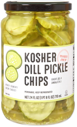Kosher Dill Pickle Chips