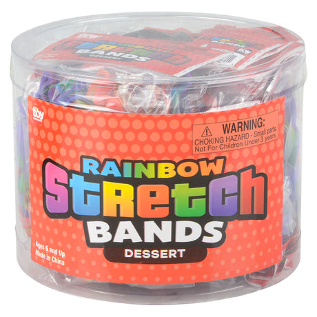 Dessert Rainbow Silicone Stretch Bands (1 CNS)