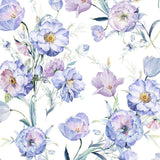 Minky Cuddle Fabric Digital Iris Poppy Lane