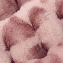 Luxe Cuddle Milan Clouded Leo Rosewater Fabric 58-60"
