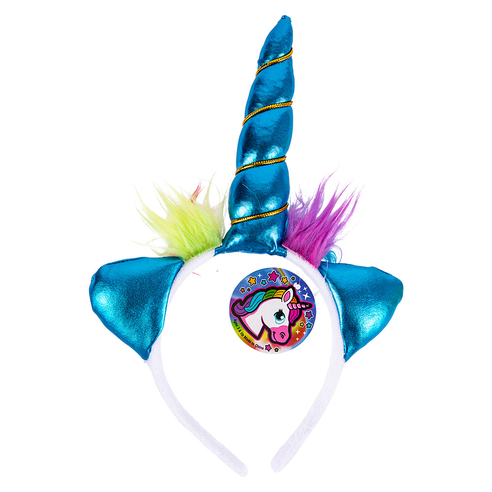 Metallic Unicorn Headband (1 DZ)