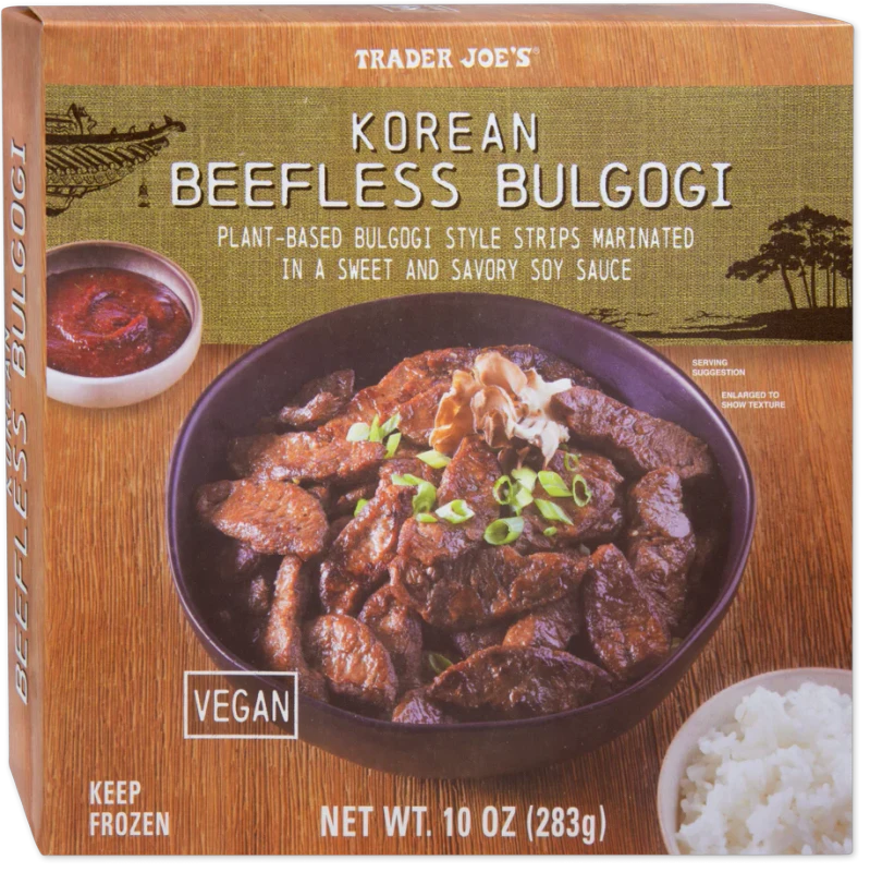 Korean Beefless Bulgogi Vegan Soy Protein Stir Fry 10 Oz