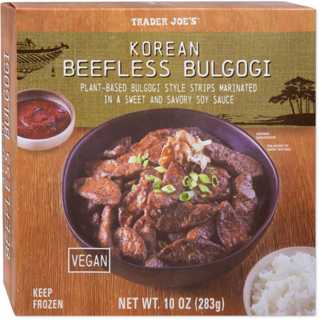 Korean Beefless Bulgogi Vegan Soy Protein Stir Fry 10 Oz