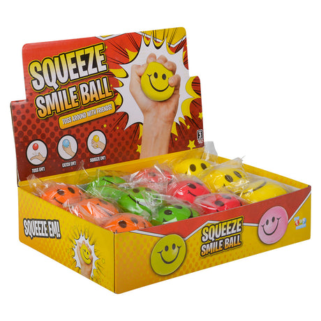 Smiley Face Stress Ball (1 DZ)
