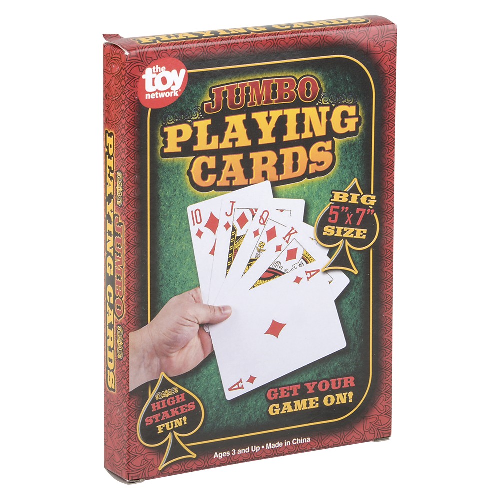 Jumbo Playing Cards 5 x 7 (1 DZ)