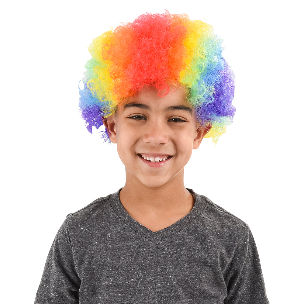 Rainbow Clown Wig