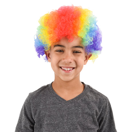 Rainbow Clown Wig