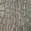 Velvet Hologram Embossed Giraffe Print Fabric