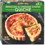 Broccoli & Cheddar Cheese Quiche Frozen Savory Breakfast Pie 6 Oz