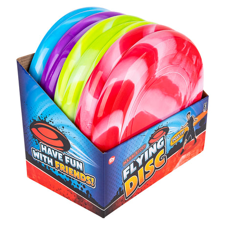 Marbleized Flying Disc (12 Piece Display)
