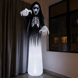 12.5FT Skeleton Ghost Halloween Inflatable Yard Decor