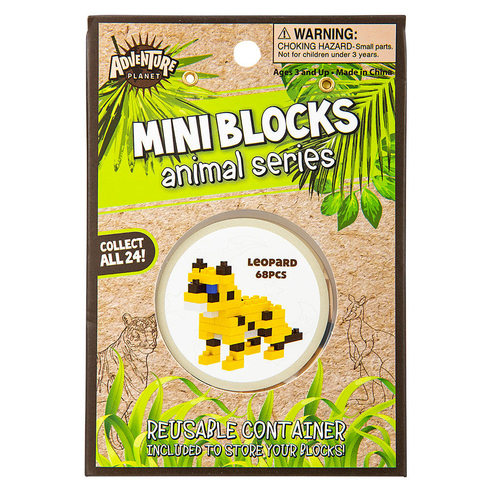 Mini Blocks Leopard Figure (1 PC)