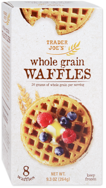 Whole Grain Waffles Frozen Belgian Style Healthy Breakfast 9.3 Oz