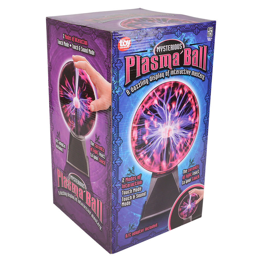 Plasma Ball Lamp 8" Red