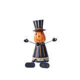 3 Sets Melrose International Jack-o-Lantern Shelf Sitter Halloween Decor Indoor