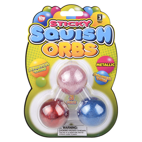 Squish Sticky Metallic Orbs (1 DZC)