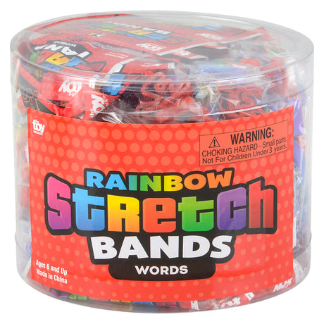 Rainbow Silicone Stretch Bands (1 CNS)