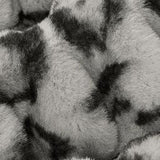 Luxe Cuddle Fabric Milan Clouded Leo Silver