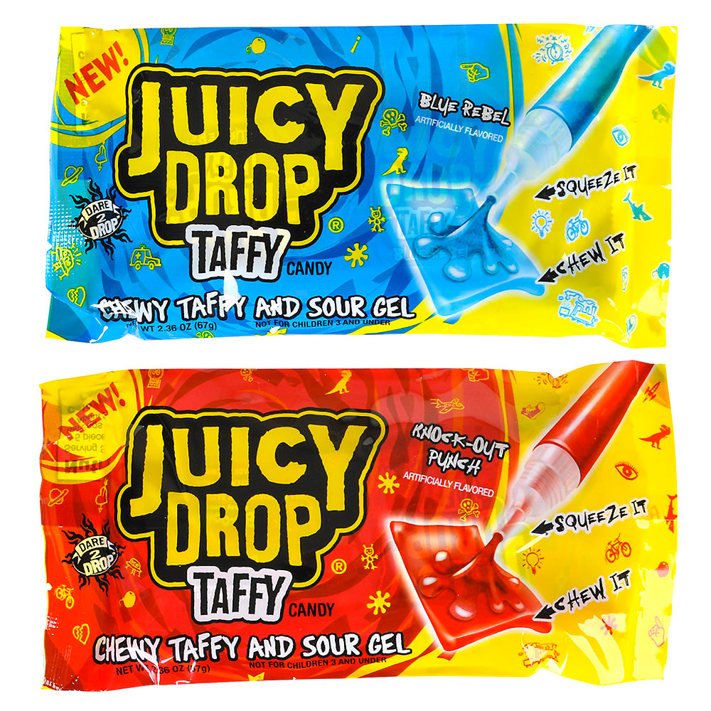 Juicy Drop Taffy Assorted Flavors (1 Box)