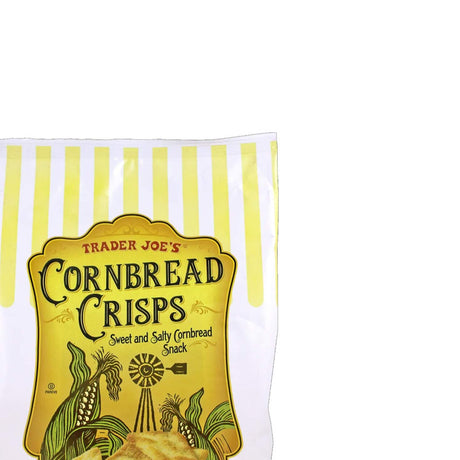 Trader Joe's Cornbread Crisps Savory Snack 6 Oz