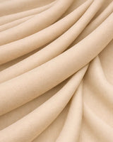 Beige Denim Look Stretch Twill