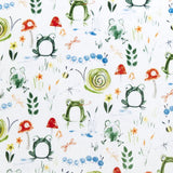 Cuddle Fabric Toadstool Tale Loden Print 58-60"