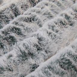 Luxe Cuddle Iced Milan Silver Pine Fabric