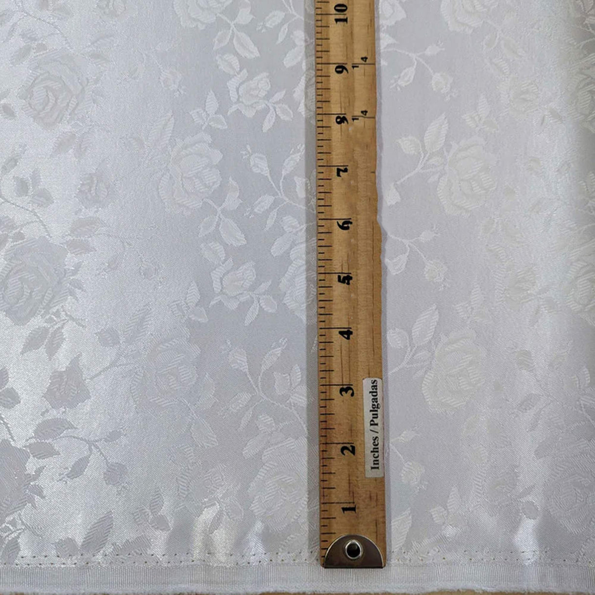 Satin Brocade Polyester Fabric - Multiple Colors, Floral Jacquard, 58/59" Width (1 Yard)