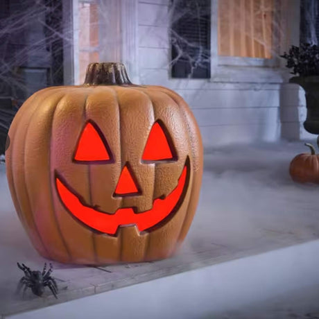 20 in Halloween Classics Plug-in LED Happy Jack-O-Lantern