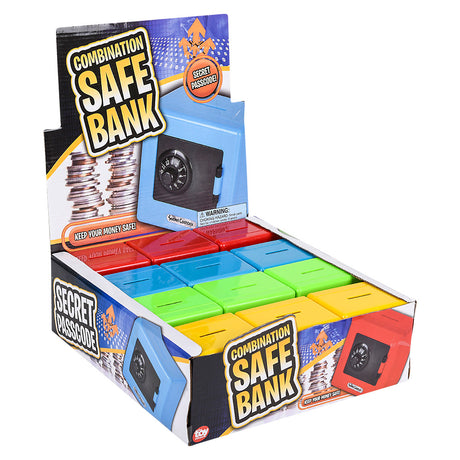 Plastic Combination Safe Bank (1 DZ)