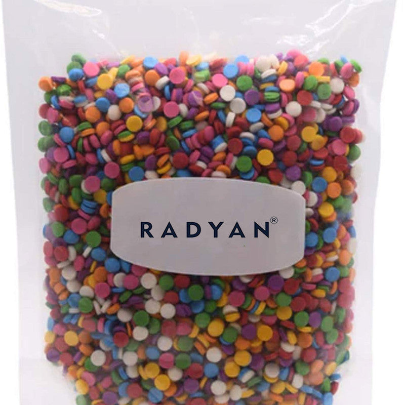 Edible Sequins Confetti Shapes Eight Polished Colors