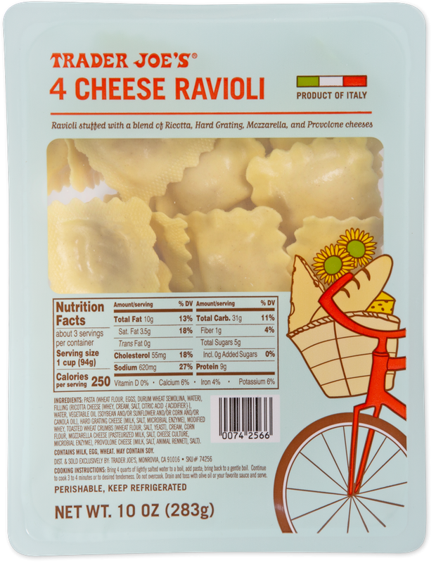 4 Cheese Ravioli – Fresh Pasta (10 Oz)