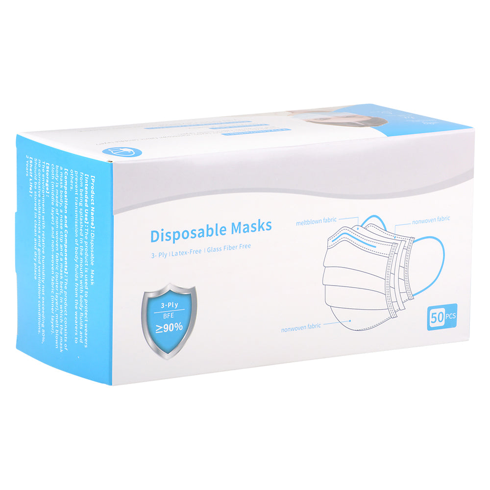 Adult Disposable Face Mask (50pc/Un)