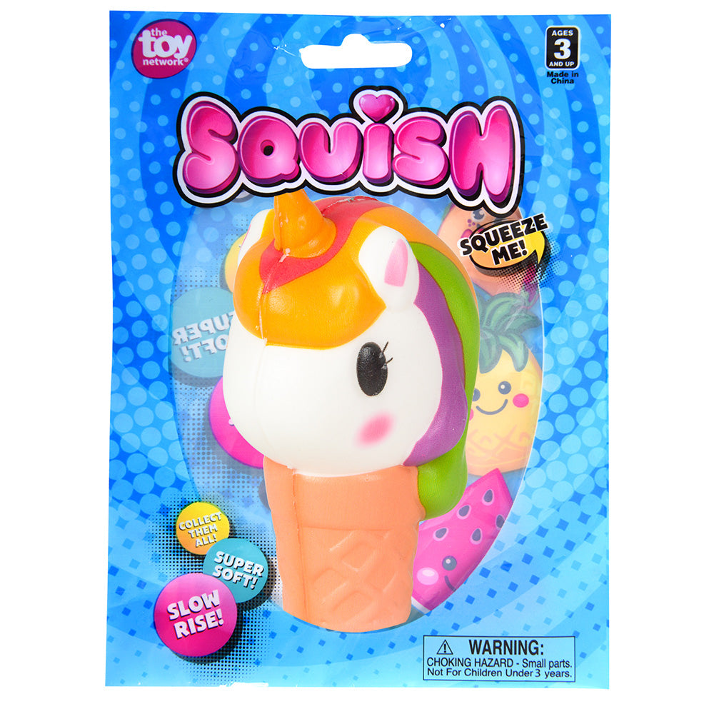 Squish Unicorn Ice Cream Fidget Toy (1 DZ)