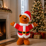 6FT Plush Teddy Bear Christmas Holiday Yard Decoration