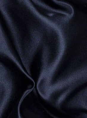 Navy Duchesse Satin