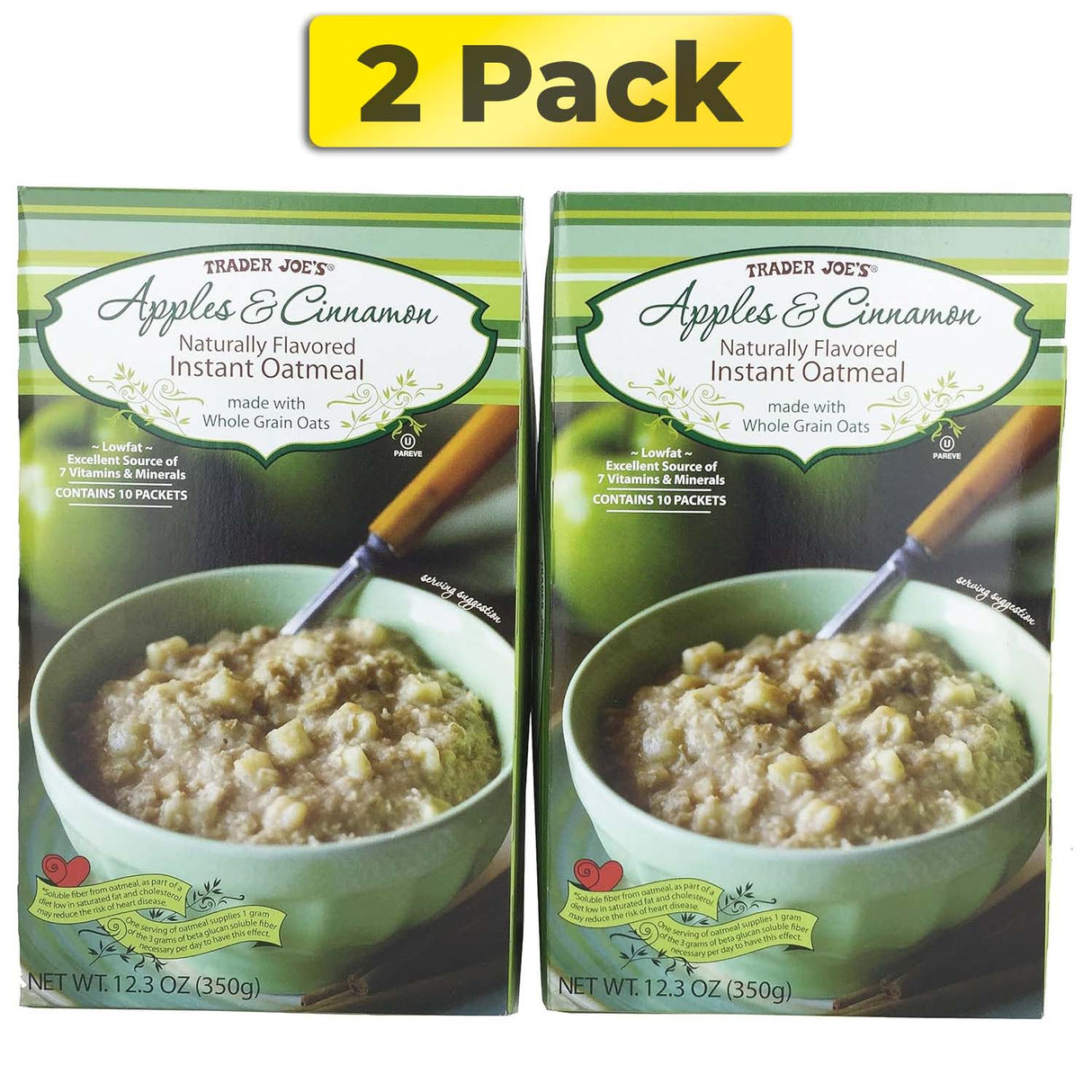 Trader Joe's Apple & Cinnamon Naturally Flavored Instant Oatmeal