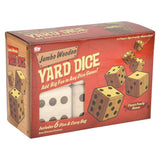 Jumbo Wooden Yard Dice 3.5" (1 Set)
