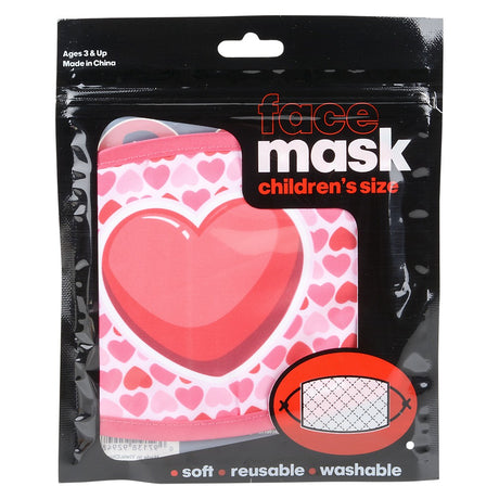 Valentine's Face Mask Child Size (12 Pc)