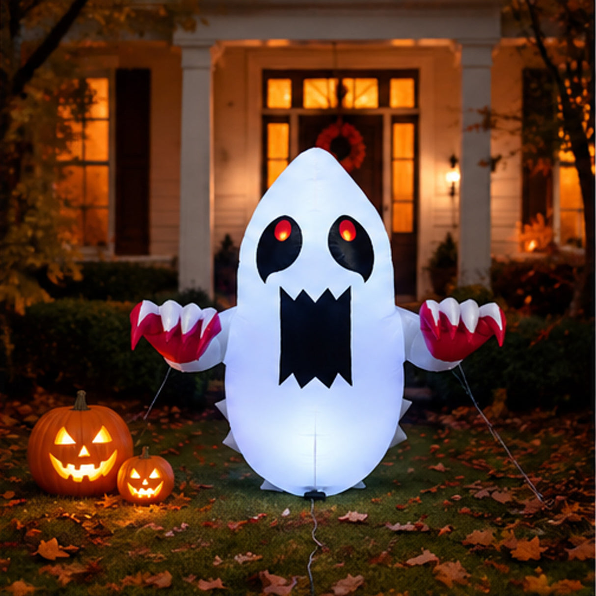 3FT Hanging Ghost Halloween Window Decoration