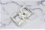 Rhinestone Connector Silver Accent