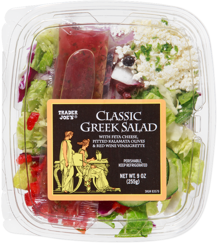 Fresh Classic Greek Salad with Feta and Olives