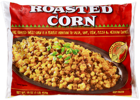 Roasted Corn Frozen Smoky Sweet Corn Ready to Cook 16 Oz