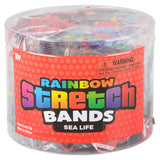 Sea Life Rainbow Silicone Stretch Bands (1 CNS)