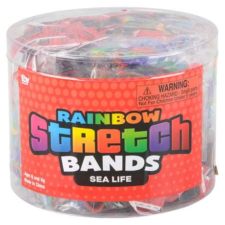 Sea Life Rainbow Silicone Stretch Bands (1 CNS)