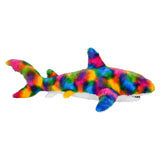 Rainbow Splatter Shark Plush