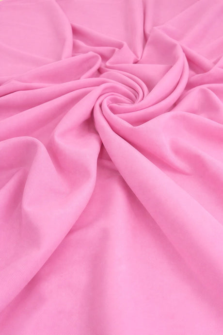 Pink Denim Look Stretch Twill